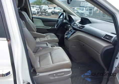 2013 Honda Odyssey Ex-L из США, поврежденный, VIN 5FNRL5H68DB066596
